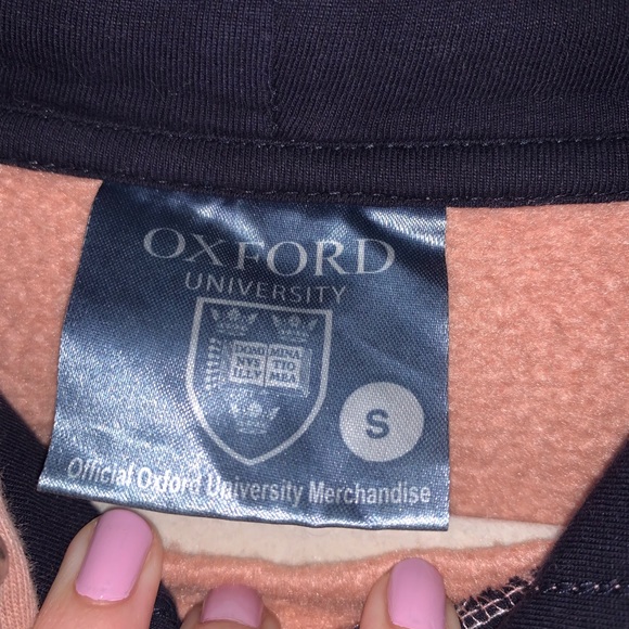 Oxford University Pink Hoodie - Picture 3 of 7
